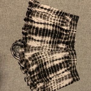 Tie dye brown soft shorts
